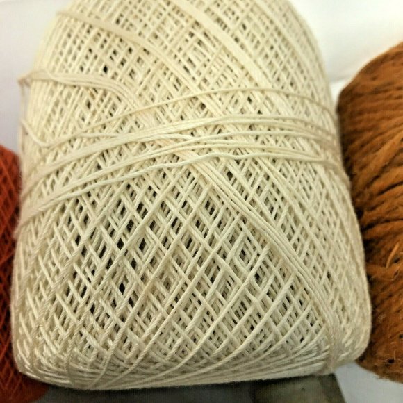 Vintage J.&P. Coats Knit Cro-Sheen Cotton And Random Wool Leftover Yarn - Picture 11 of 12